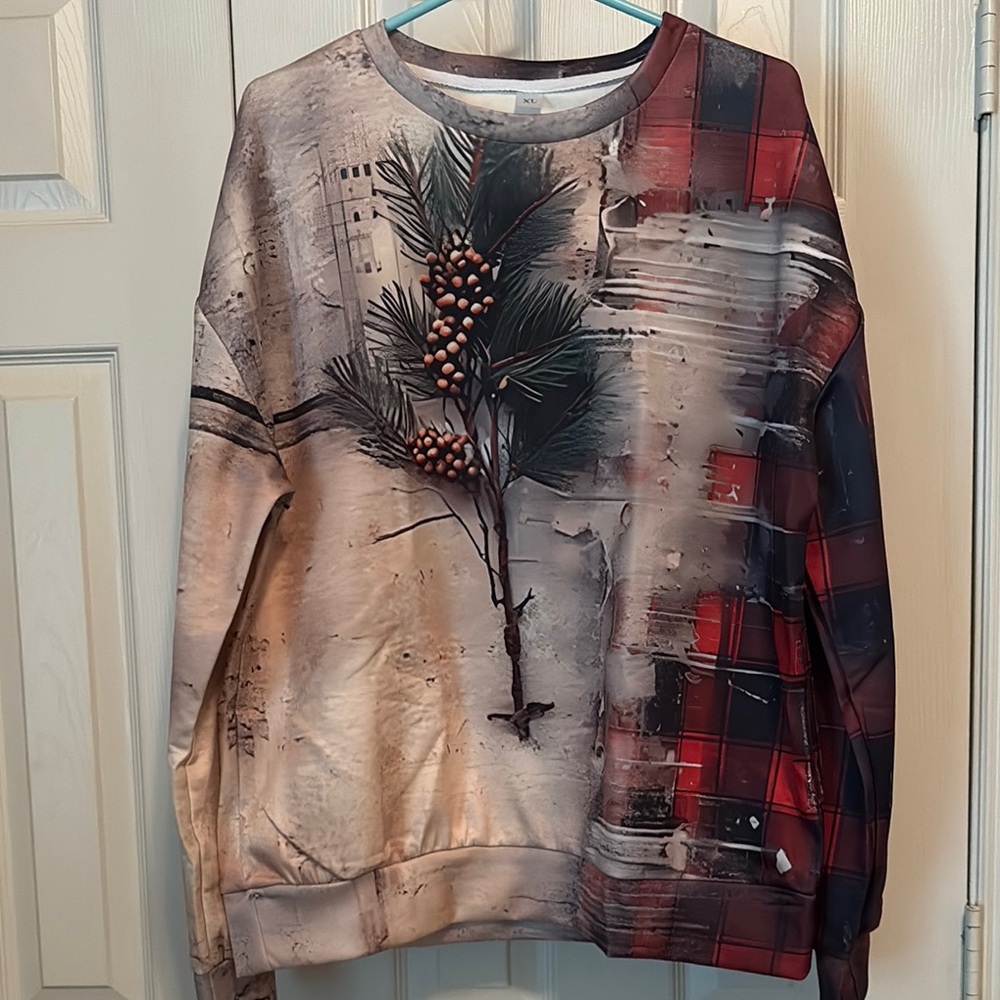 Woman’s Christmas long sleeved pullover